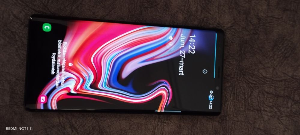 Samsung note 9  ...