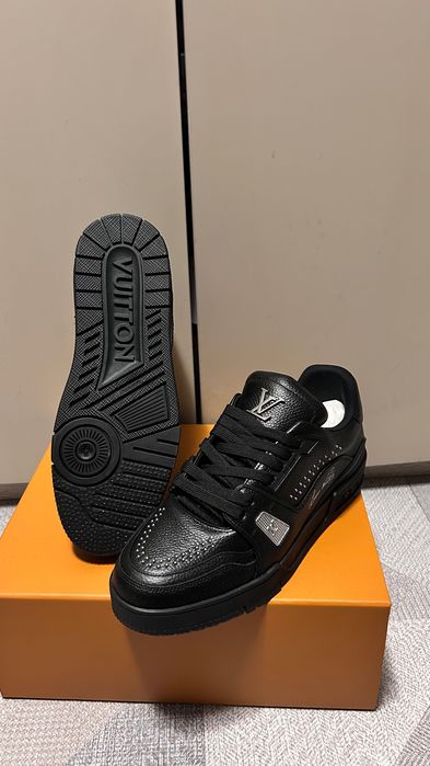 Louis Vuitton Trainers #54 Leather номер 43(28) черни кожени