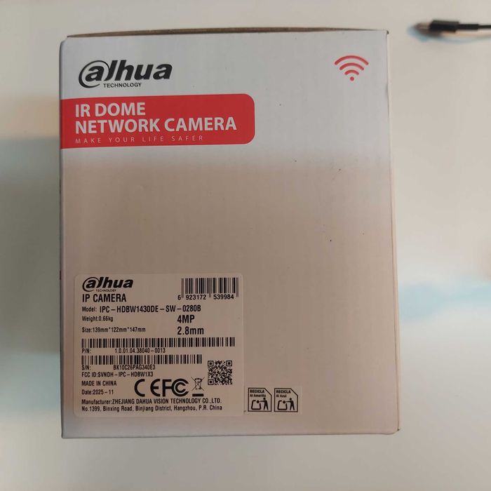 IP камера за външно видеонаблюдение Dahua IPC-HDBW1430DE-SW-0280B