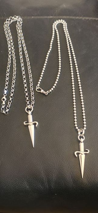 Lant si pandant Cesare Paciotti original din argint