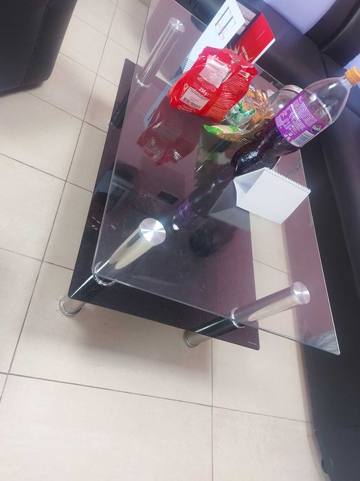 Холна маса  в черно и сиво