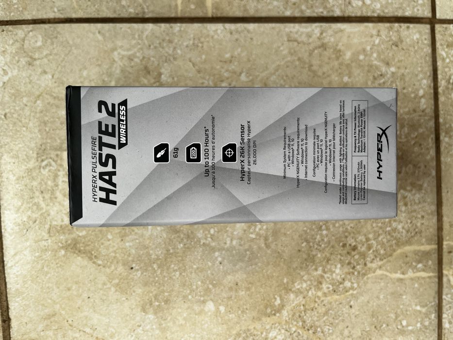 Mous hyperx alb nou sigilat