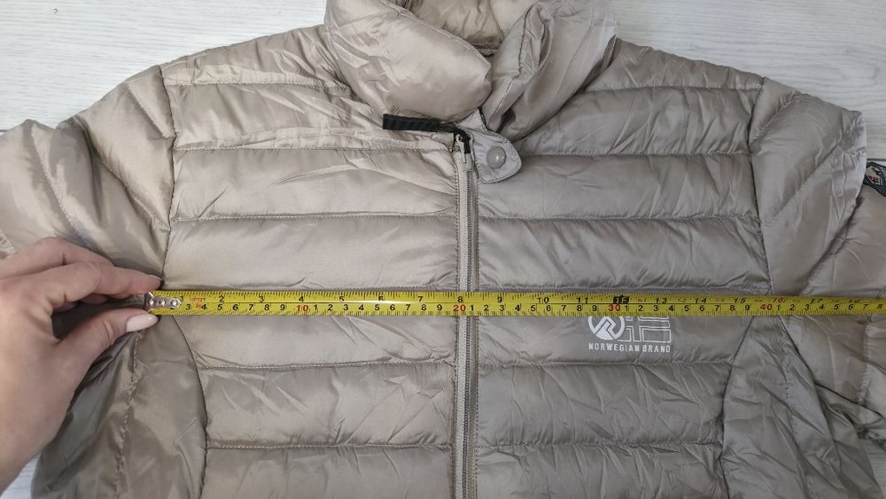 Geaca matlasata NORWAY, bej, pentru dama, marimea 2XL