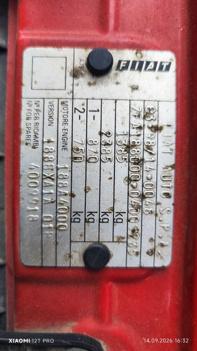 Fiat Punto , motor 1,2 benzina
