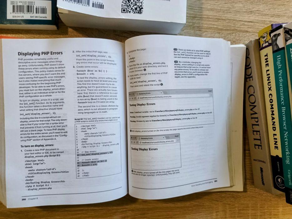 Книги за програмиране (PHP, MySQL, JavaScript, Linux)