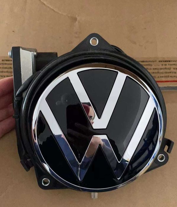 Чисто нова Задна камера емблема оригинална VW + кабели PASSAT B8 GOLF