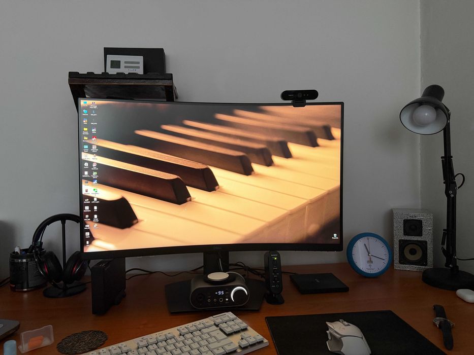Monitor Gaming LED VA DELL S3220DGF, 32", QHD, 165Hz