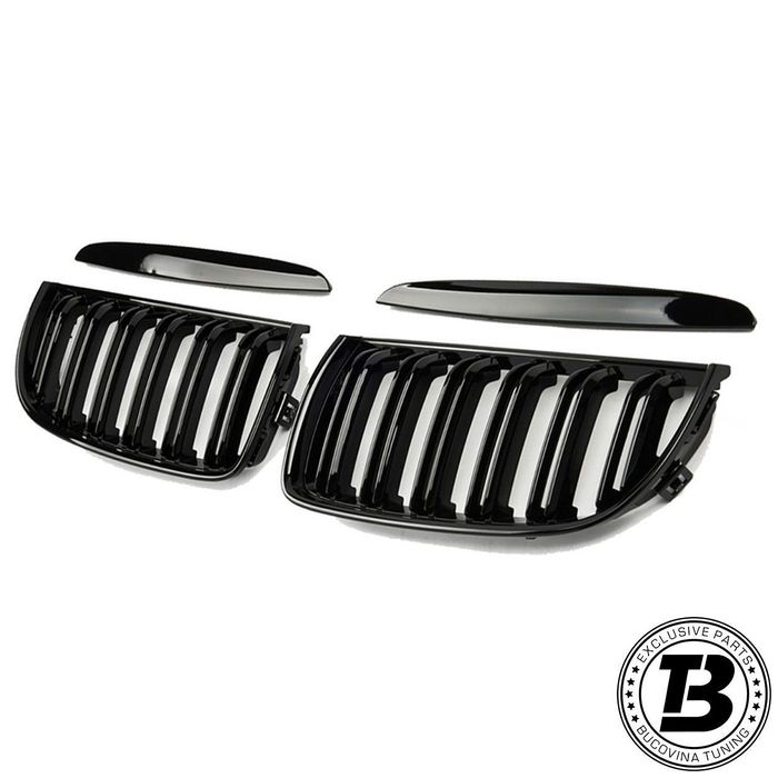 Grile Duble compatibile cu BMW Seria 3 E90 E91 M Design