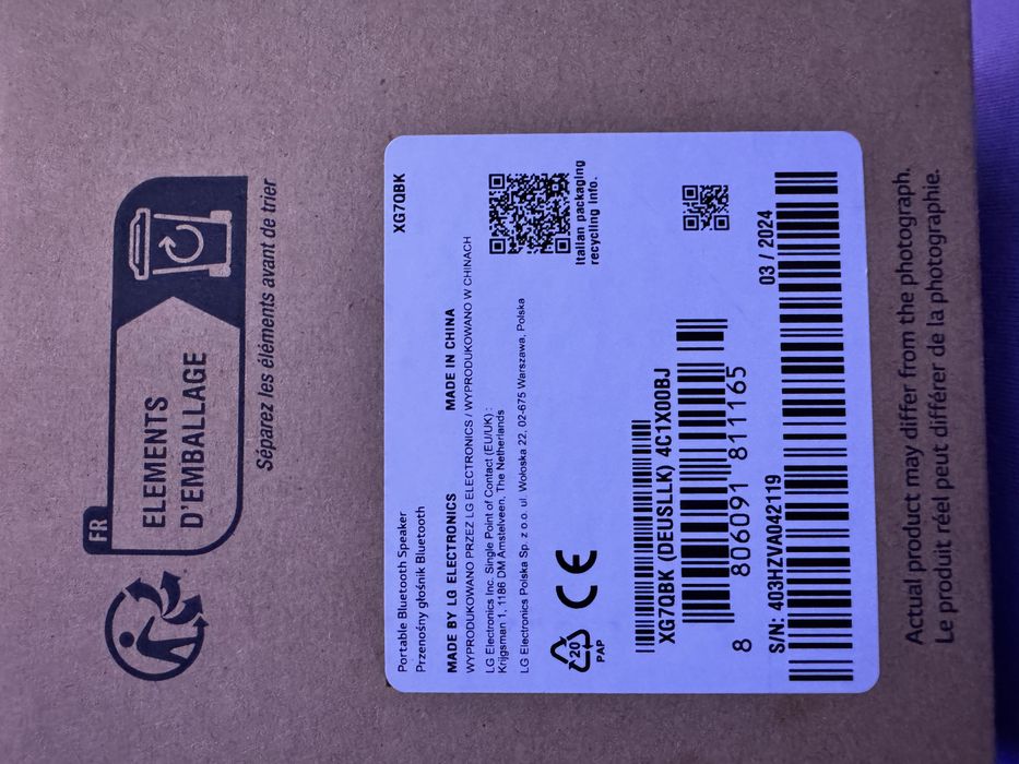 Boxa Lg Xboom Dxg7 40 w