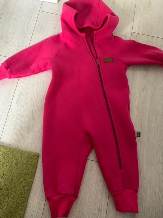 Продается детский слип на флисе и шапочка