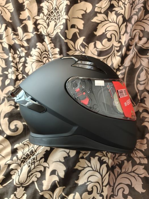 Каска за мотор Axor Apex Черен мат+тъмен визьор и пинлок