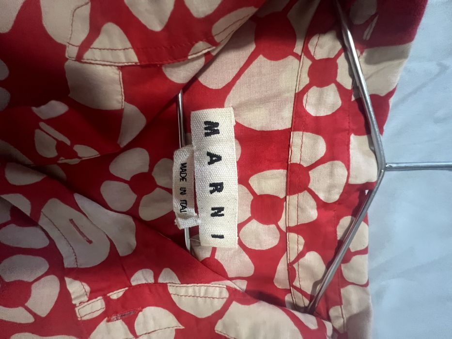 #Marni#camasa #unisex #autentica cu model floral