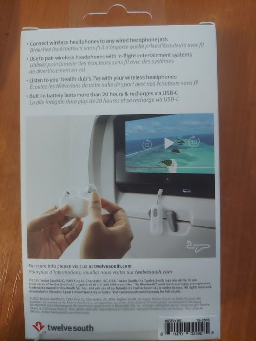 Airfly se transmitator  modulator audio bluetooth