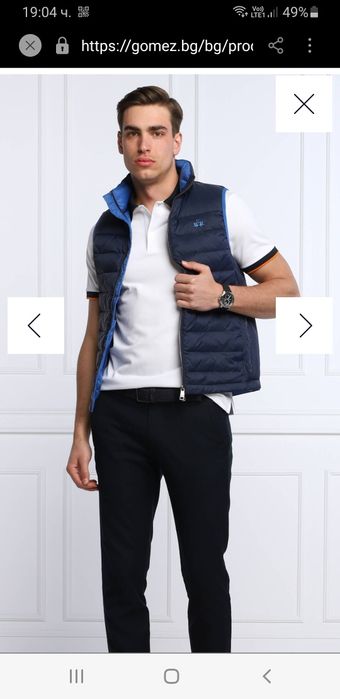 La Martina Down Vest Mens Size 50/ L НОВО! ОРИГИНАЛ Мъжки Пухен Елек!