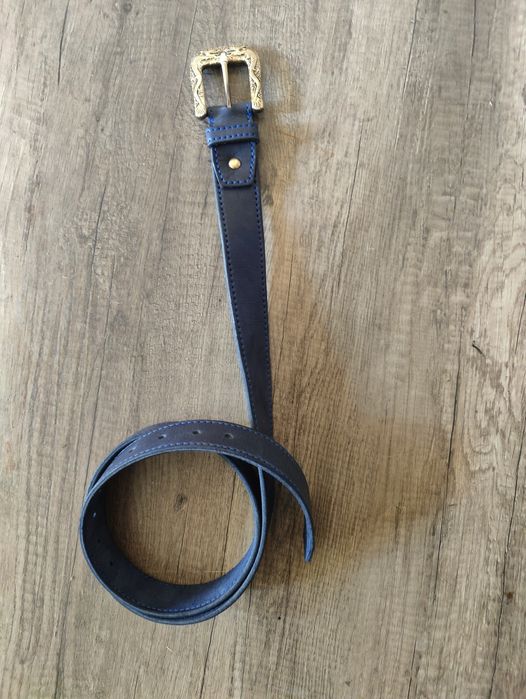 Ремень из кожи | подарок для мужчины | ручная работа