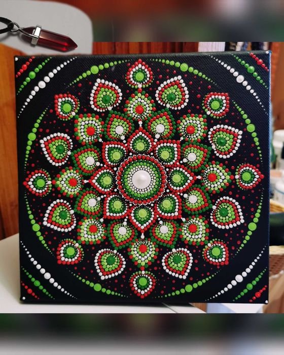 Точково рисувани мандали с акрилни бои!