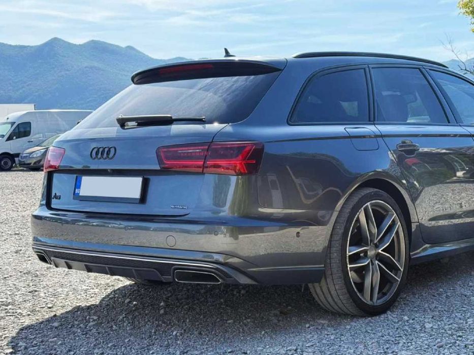 дифузьор (тунинг спойлер) задна броня Audi A6 C7 Facelift тип S6