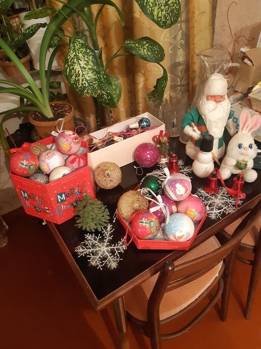 Ёлочные игрушки,дед Мороз