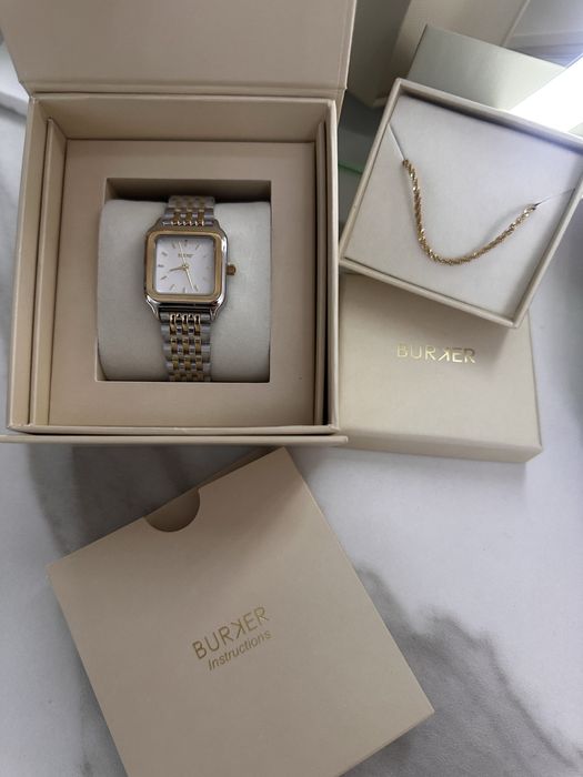 Часы burker macy silver gold