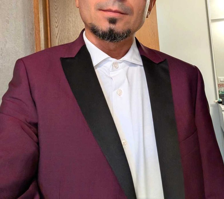 Sacou lux Vitale Barberis Canonico- ceremonie - 84% lână și 16% mohair