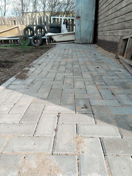 Укладка брусчатки
