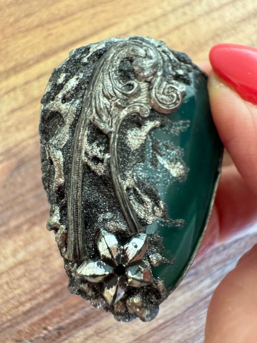 Авторски винтидж комплект от ахат