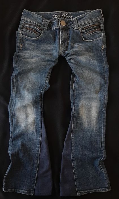 Дънки Sexy Skinny, low rise, син цвят, XS