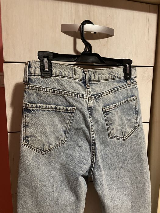 Шарени дънки с ефект