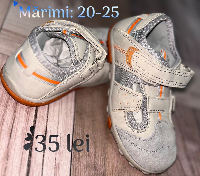 Sandale băietei noi