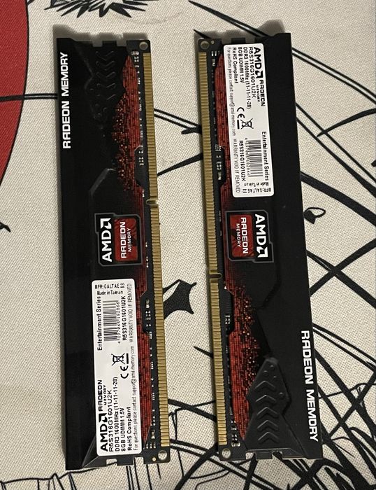 Продам память DDR3 AMD 16 гигов