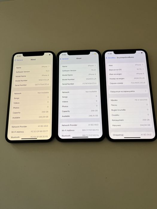 Iphone X 256GB 100% bat