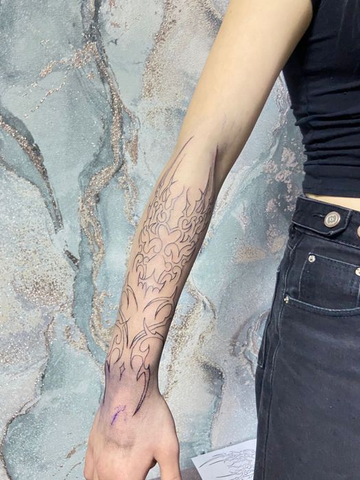 Тату для портфолио