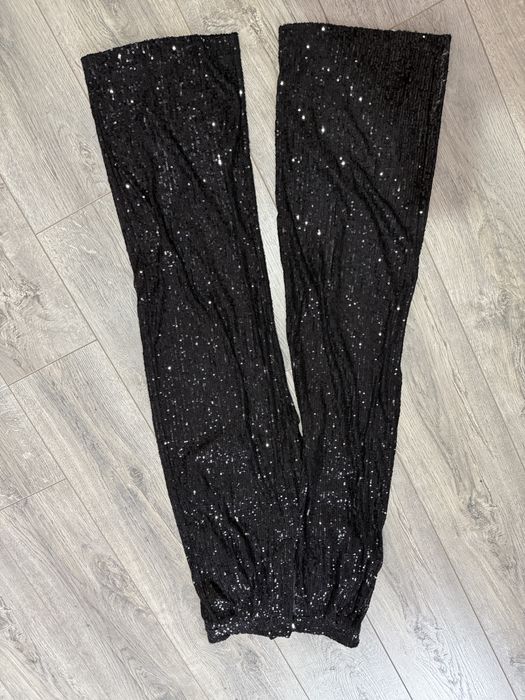 Брюки с пайетками