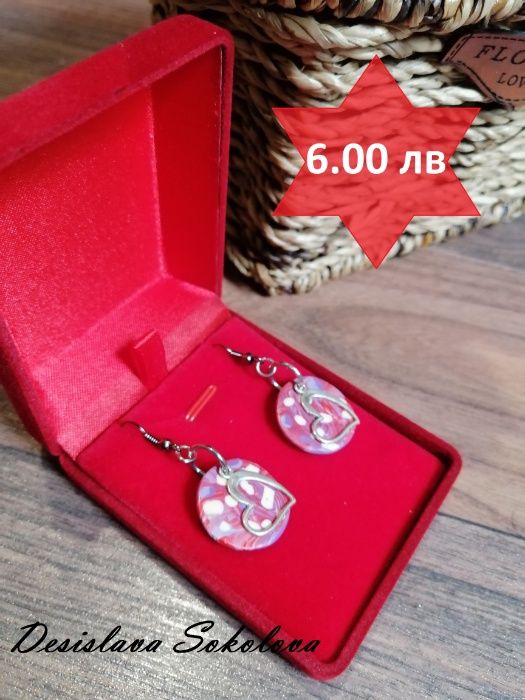 Обеци от полимерна глина