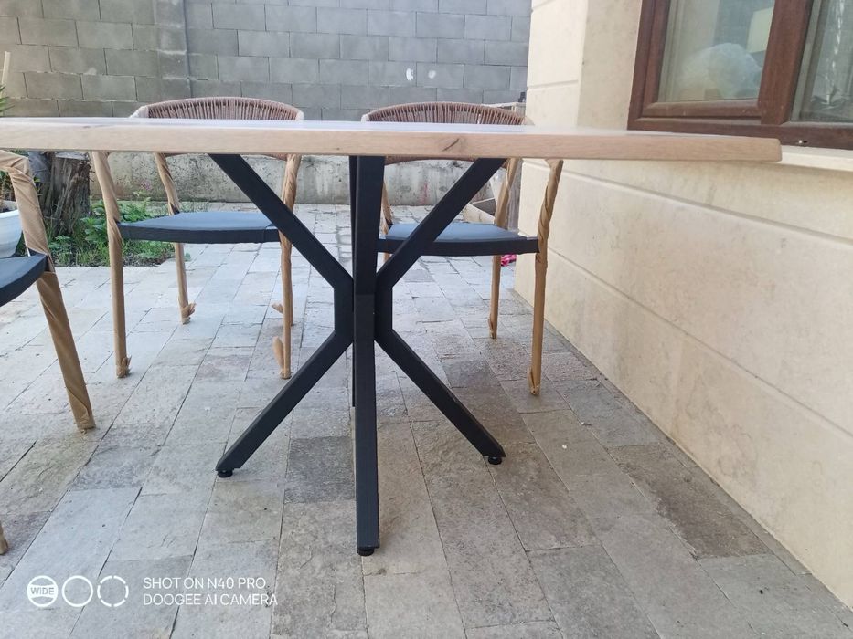 Метални крака за маса и пейки