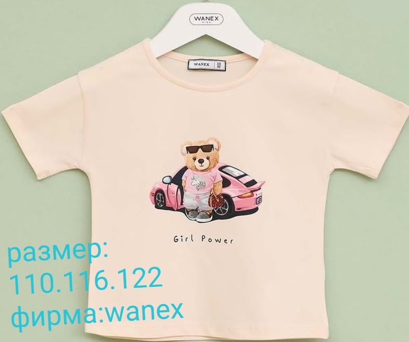 Продам новые майки на девочку от 1 до 2 лет