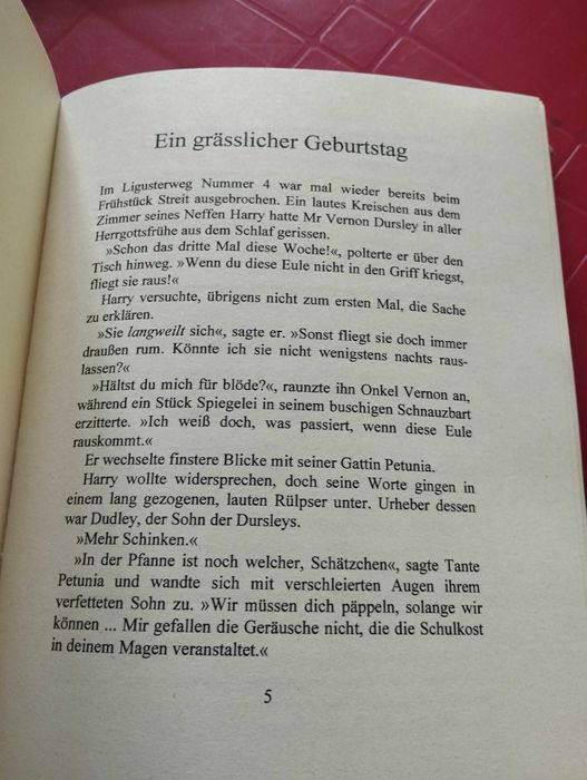 Harry Potter-2 kitobi nemis tilida/книга Гарри Поттера-2 на немецком