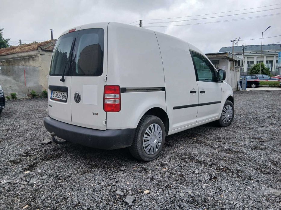 VW Caddy 1.6 TDI EURO 5 товарен, N1, 2 места, 2011 г.