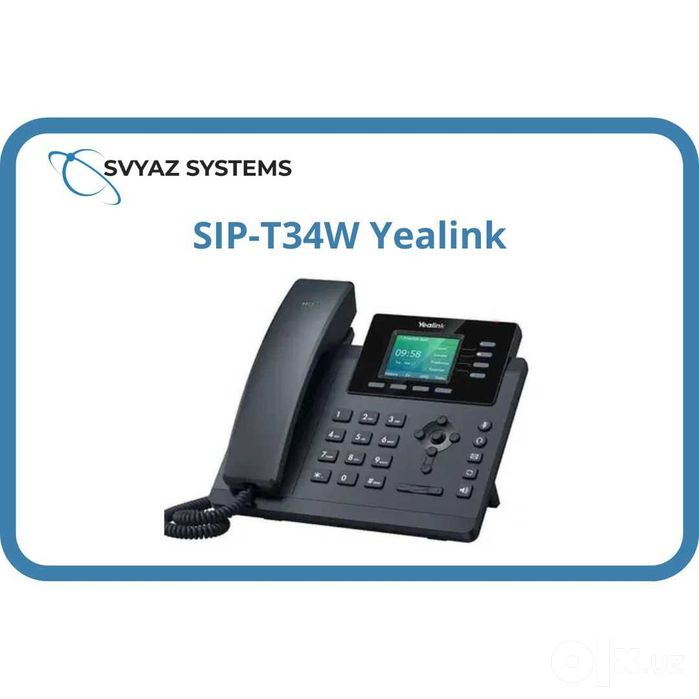 SIP-T34W IP телефон Yealink