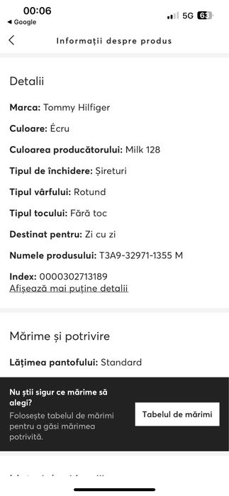 Pantofi Timmy Hilfiger