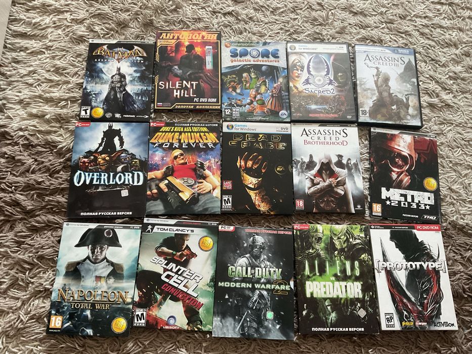Диски игры для ПК на компьютер