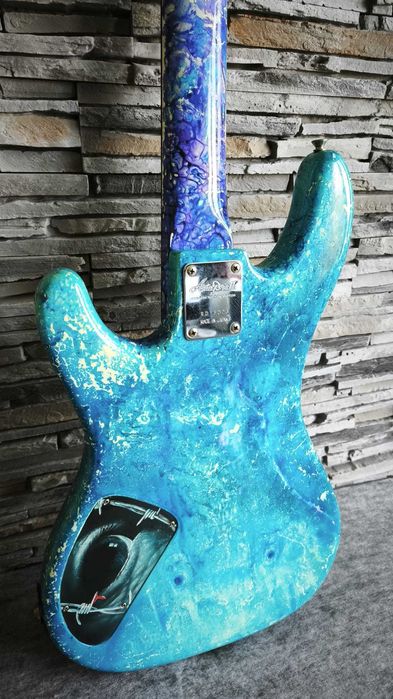 Chitara electrica bass ARIA Pro II - Made in JAPAN - toc - SWIRL - Garantie