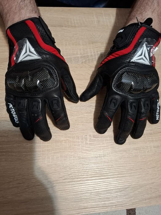 Mănuși moto/atv/scuter/bicicletă, piele naturală,Touchscreen, NOI