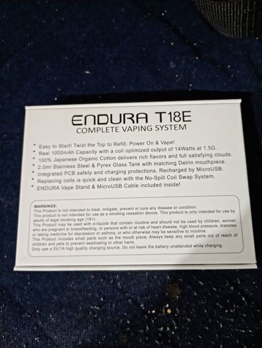 Endura T18E sistem complet vaping