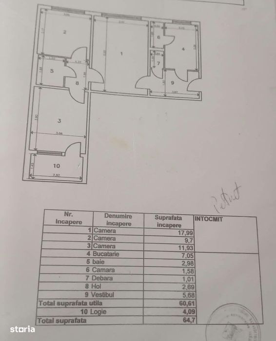 3 Camere 1 Decembrie - Titan Auchan - Posibilitate Centrala - Boxa