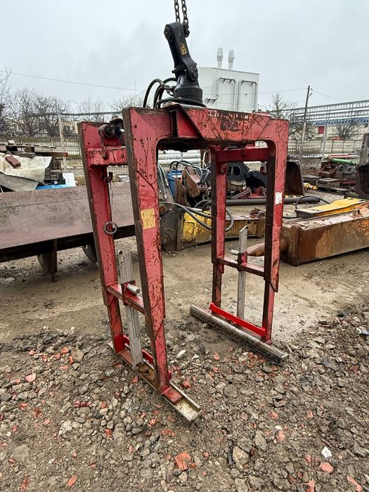 Graifer rotativ paleti macara kishofer 1100