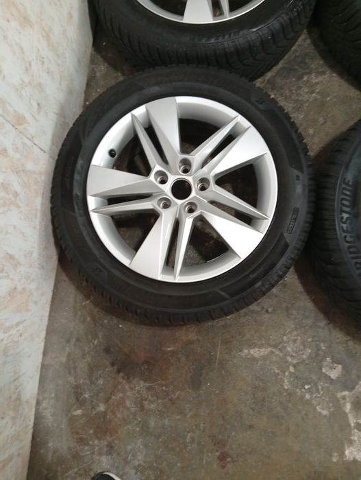 Jante 17 5x112 Skoda Audi vw seat+215/55/17 iarna