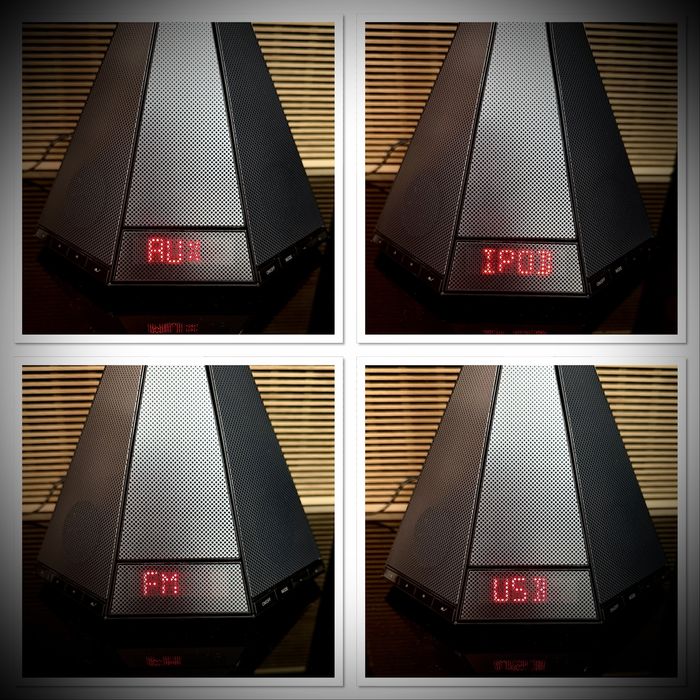 Veioza led birou radio diva de Donegati & Lauda rovere boxa cu radio