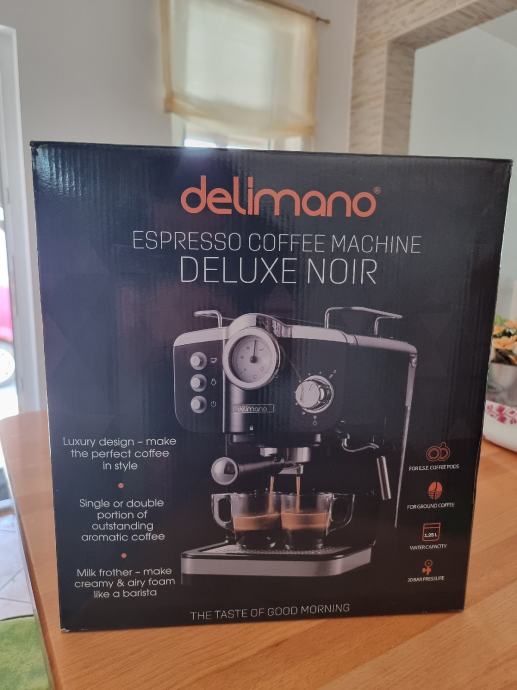 Кафе Машина Delimano DELUXE Noire