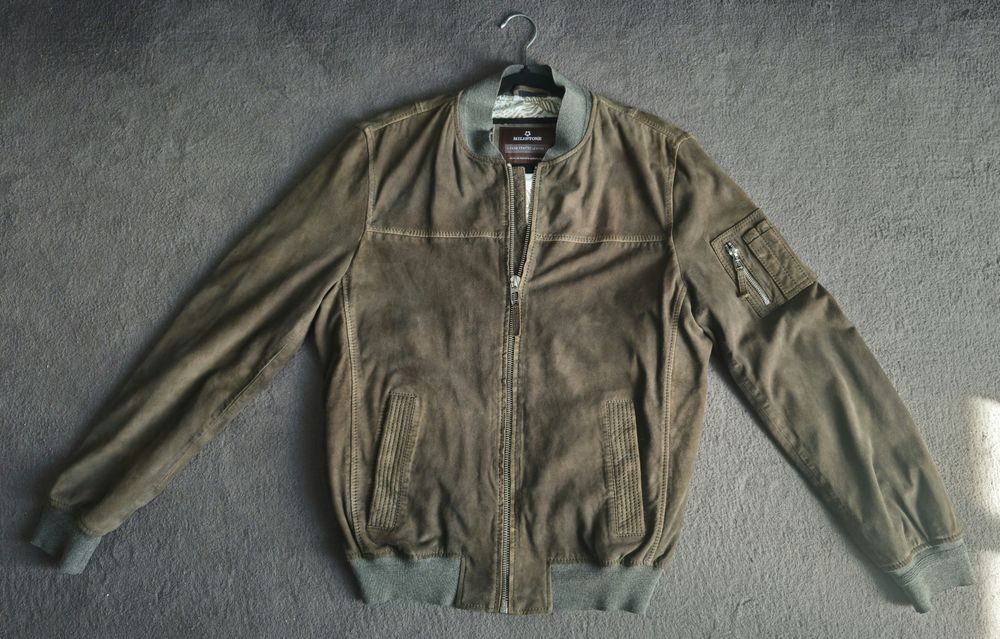 Мъжки кожен бомбър MILESTONE (M) 150€